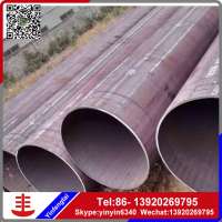 diameter 108mm 610mm erw steel pipe for fluid transport